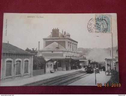 CPA - Bernay - La Gare