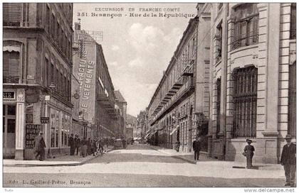 BESANCON  RUE DE LA REPUBLIQUE