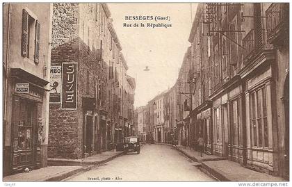 Gard- Bessèges -Rue de la République.