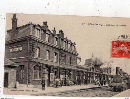 BETHUNE QUAI EXTERIEUR DE LA GARE