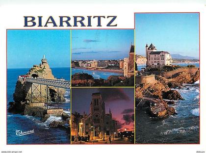 64 - Biarritz - Multivues - Flamme Postale de Biarritz - CPM - Voir Scans Recto-Verso