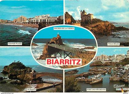 64 - Biarritz - Multivues - Flamme Postale de Biarritz - CPM - Voir Scans Recto-Verso