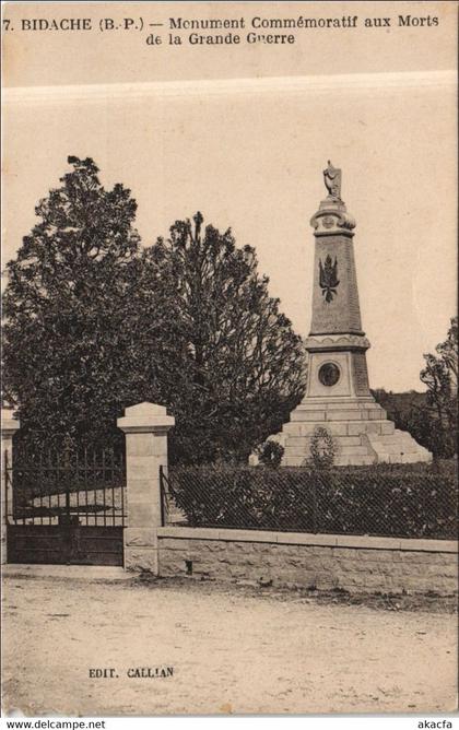 CPA BIDACHE Monument Commemoratif aux Morts (1163894)