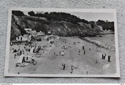 Cpsm 1950, Binic, la plage et Binic bar, Cotes d'Armor 22