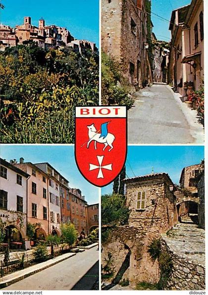 06 - Biot - Multivues - Blasons - CPM - Carte Neuve - Voir Scans Recto-Verso