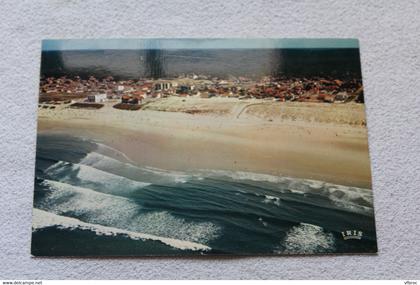 Cpm, Biscarrosse, la plage vue du ciel, Landes