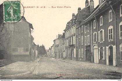 CPA Blamont Rue Victor-Pierre