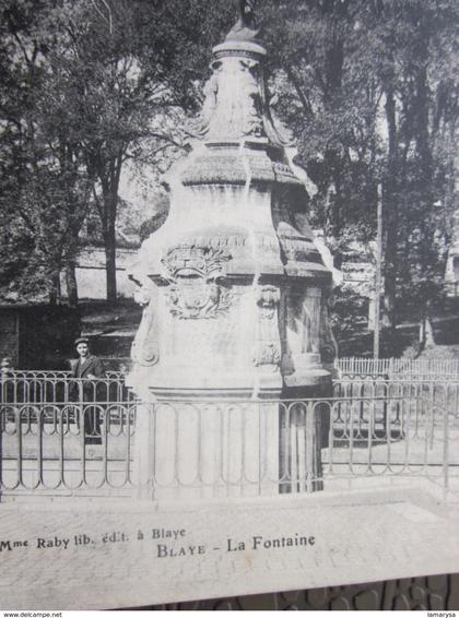 1909 CPA Blaye La Fontaine pour Labréde 33 Carte Postale  France 33 Gironde