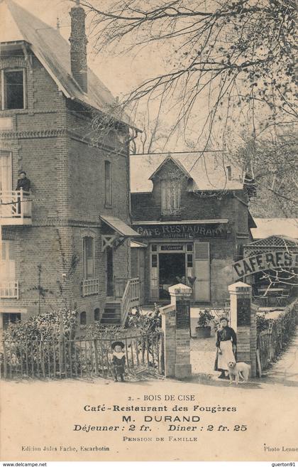 ( CPA 80 )   BOIS-DE-CISE  /  Café-Restaurant des Fougères -