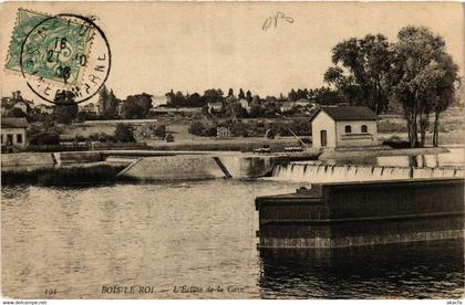 CPA BOIS-le-ROI - L'Ecluse de la Gare (436076)