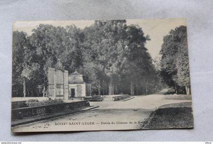 Boissy saint Léger, entrée du château de la Grange, Val de Marne 94