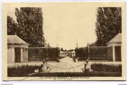 CPA - Carte postale - France - Château de Grosbois - Le Grille d'Honneur 1908(CP3009)