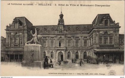 CPA BOLLENE Hotel de Ville et Monument Charpentier (1086923)