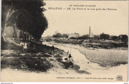 CPA BOLLENE Le Pont et le Lez pris de l'Ecluse (1086306)