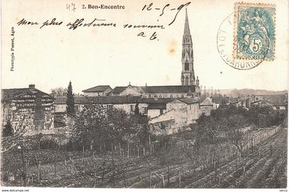 Carte Postale ancienne de BON - ENCONTRE