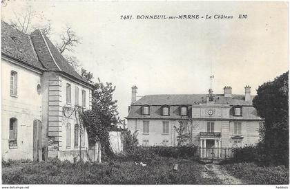 BONNEUIL SUR MARNE : LE CHATEAU