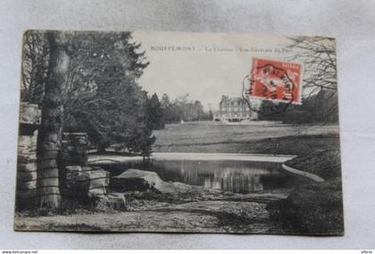 Bouffémont, le château, vue générale du parc, Val d'Oise 95