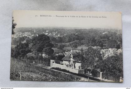 Bougival, panorama de la vallée de la Seine et de Croissy sur Seine, Yvelines 78