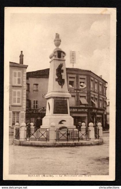 BOULAY  (Moselle) Monument aux Morts