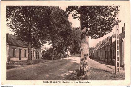 Carte Postale Ancienne de BOULOIRE-les cheminées