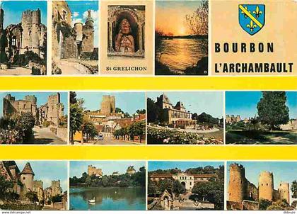 03 - Bourbon l'Archambault - Multivues - Blasons - CPM - Voir Scans Recto-Verso