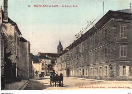 Carte postale ancienne de BOURBONNE les BAINS