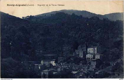 CPA Bourg Argental- Argental et le Vieux Chateau FRANCE (907009)