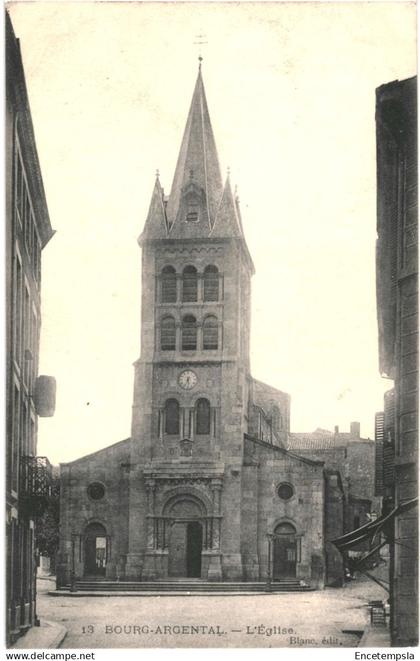 CPA Carte postale France Bourg-Argental  L'église  VM84099