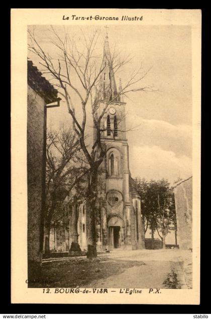 82 - BOURG-DE-VISA - L'EGLISE