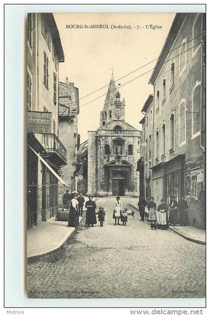 BOURG SAINT ANDEOL - l'église.