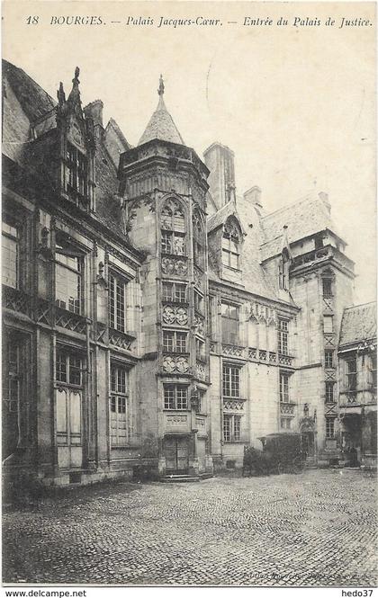 Bourges - Palais Jacques-Coeur - Entrée du Palais de Justice