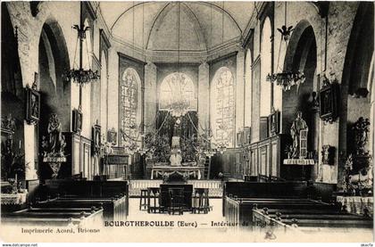 CPA AK BOURGTHEROULDE - Intérieur de l'Église (478099)