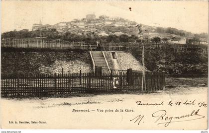 CPA BOURMONT - Vue prise de la Gare (995043)