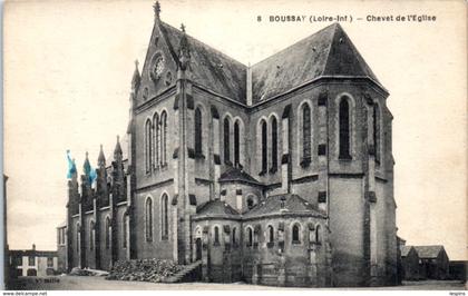 44 - BOUSSAY -- Chevet de l'Eglise