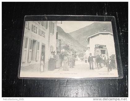 INTERIEUR DE BOZEL - DILIGENCE - 73 savoie - carte postale de France