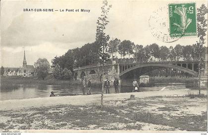 CPA Bray-sur-Seine Le Pont et Mouy