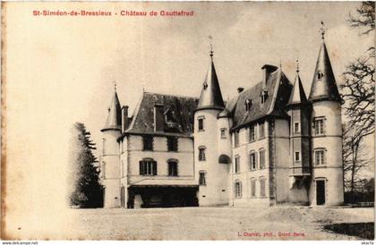 CPA AK St-SIMEON-de-BRESSIEUX-Chateau de Gauttefred (434331)