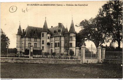 CPA AK St-SIMEON-de-BRESSIEUX - Chateau des Gauttefred (489796)