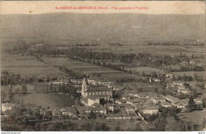 CPA St-SIMEON de BRESSIEUX - Vue générale (123710)