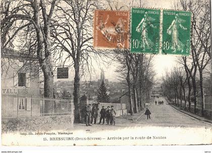 Carte POSTALE  ANCIENNE de  BRESSUIRE - Arrivée route de Nantes