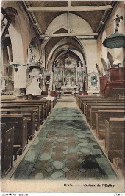 CPA BRETEUIL-Intérieur de l'Église (28851)