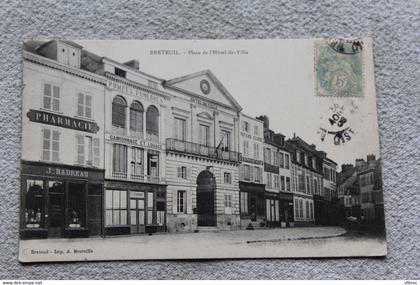 Breteuil, place de l'hôtel de ville, Oise 60