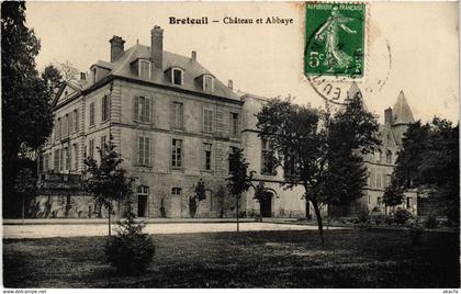 CPA Breteuil Chateau et Abbaye FRANCE (1014306)