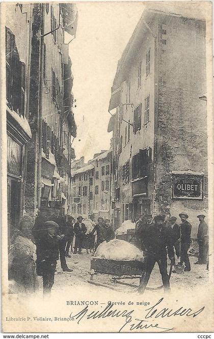 CPA Briançon Corvée de Neige