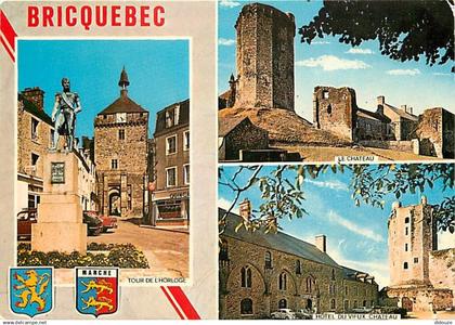 50 - Bricquebec - Multivues - Blasons - CPM - Voir Scans Recto-Verso