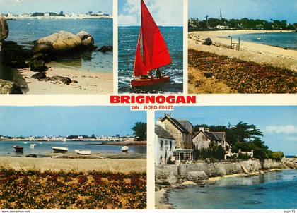 Dép 29 - Brignogan Plage - Multivues - Semi moderne grand format - état