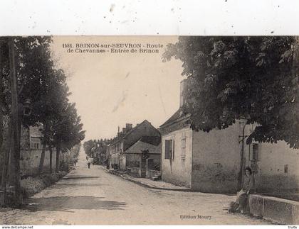 BRINON-SUR-BEUVRON ROUTE DE CHEVANNES ENTREE DE BRINON