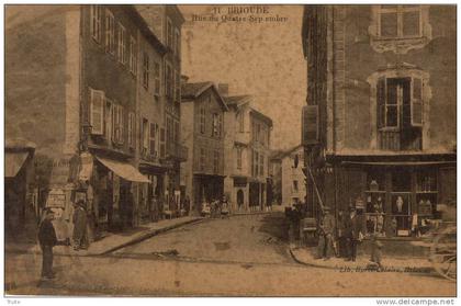 BRIOUDE RUE DU QUATRE SEPTEMBRE COMMERCES ANIMEE