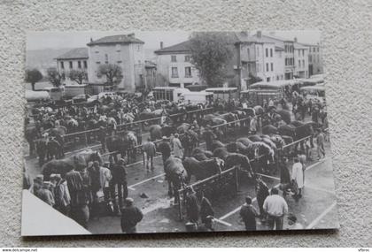 Cpm, Brioude, foire de la saint Clément, haute Loire