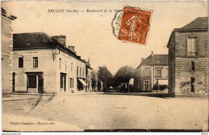 CPA Brulon Boulevard de la Gare (1429749)